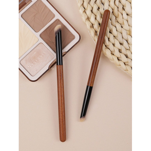 小胖丁H27指腹遮瑕刷斜頭小號拇指遮瑕淚溝遮黑眼圈刷魅兜化妝刷