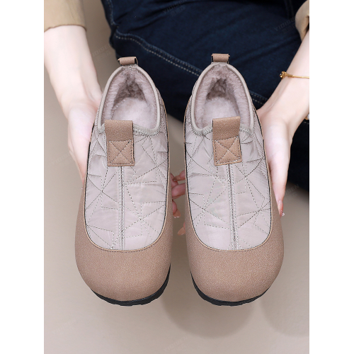 意迪森老北京布鞋百搭雪地靴女加絨保暖抗寒防風防滑中老年媽媽鞋