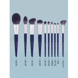 LADES/藍蒂絲碧海潮生10支化妝刷套裝眼影散粉腮紅修容粉底刷子