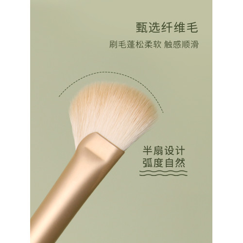 逆齡8支眼部刷、半扇鼻影刷組合系列軟毛可攜式化妝刷