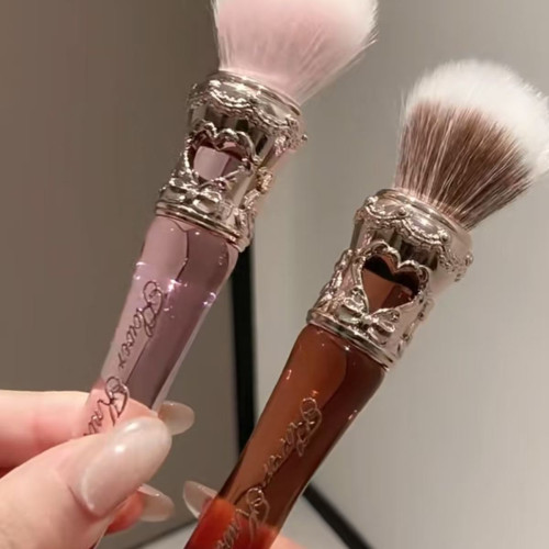 花知曉甜心新品小熊點彩刷圓頭腮紅化妝刷刷親膚柔軟均勻取粉