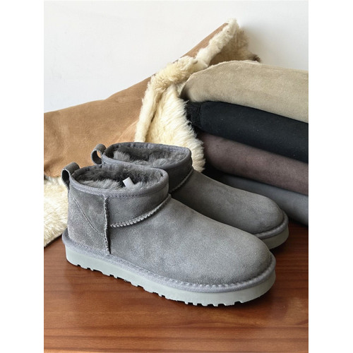 河南桑坡村2025新款羊皮毛一體真皮羊毛雪地靴男女鞋冬季短筒短靴