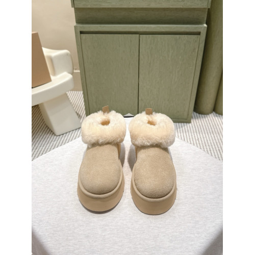 厚底塔茨勒雪地靴女皮毛一體2025新款一腳蹬麵包毛毛鞋子加絨加厚 厚底塔茨勒雪地靴女皮毛一體2025新款一腳蹬麵包毛毛鞋子加絨加厚