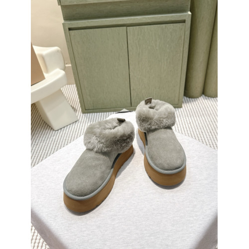 厚底塔茨勒雪地靴女皮毛一體2025新款一腳蹬麵包毛毛鞋子加絨加厚 厚底塔茨勒雪地靴女皮毛一體2025新款一腳蹬麵包毛毛鞋子加絨加厚