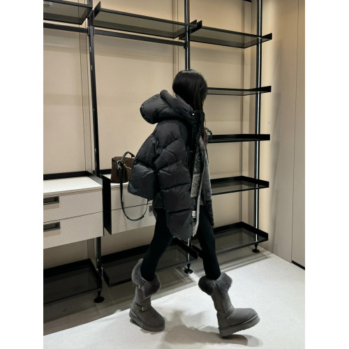 東北哈爾濱長筒灰色雪地靴女款冬季加絨加厚高筒厚底2025新款棉鞋