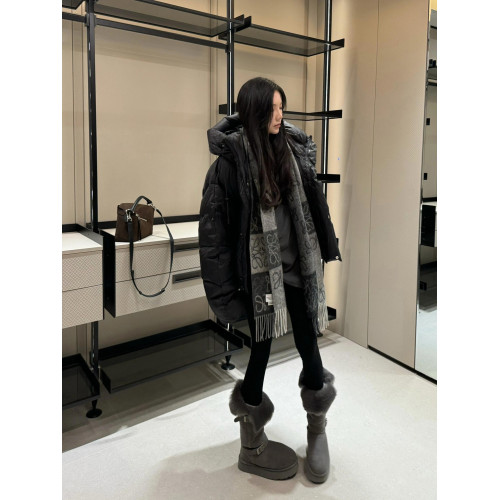 東北哈爾濱長筒灰色雪地靴女款冬季加絨加厚高筒厚底2025新款棉鞋