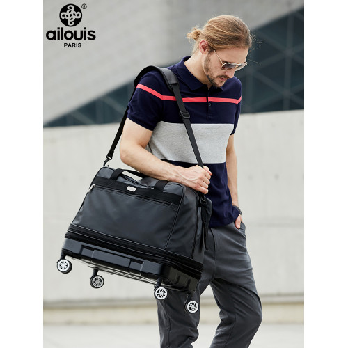 愛路易158航空托運旅行包超大容量搬家袋牛津布可折曡伸縮行李箱