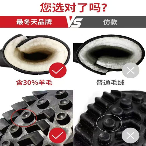 冬季羊毛靴棉鞋女東北雪地靴男棉鞋高筒加厚保暖厚底防滑戶外長靴 冬季羊毛靴棉鞋女東北雪地靴男棉鞋高筒加厚保暖厚底防滑戶外長靴
