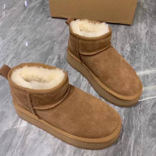 雪地靴女2026年新款韓版秋冬厚底加絨加厚短筒靴子防滑保暖棉鞋潮