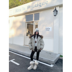 東北中高筒騎士靴厚底雪地靴女2025新款皮毛一體白色防水雪地棉鞋