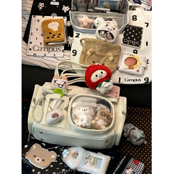 2026新款大容量二次元製服痛包時尚簡約追星學院風單肩斜背托特包