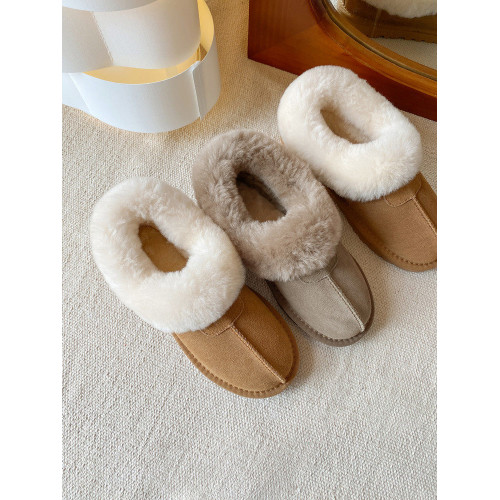 塔茨特雪地靴女冬季2025年新款皮毛一體加厚保暖厚底低幫短棉鞋