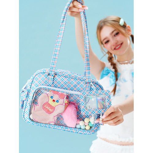 LOLA DESIGN悠莉米波士頓痛包 25年秋冬新品吧唧漫展學生單肩包包