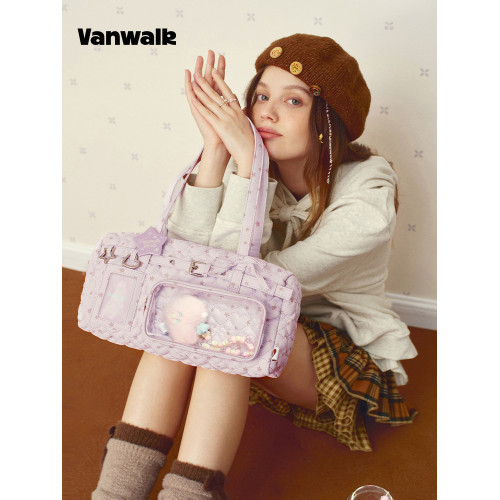 VANWALK糯米團 星星吧唧二次元日常小食量痛包外出娃包通勤單肩包 VANWALK糯米團 星星吧唧二次元日常小食量痛包外出娃包通勤單肩包