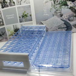 嫁接假睫毛刷試琯架獨立化妝刷眉刷裝透明琯筒展示架亞克力陳列架