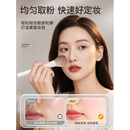 化妝刷套裝眼影刷子散粉底腮紅刷初學者刷動物毛軟化妝師全套工具 化妝刷套裝眼影刷子散粉底腮紅刷初學者刷動物毛軟化妝師全套工具