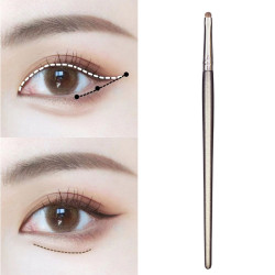 專業下至眼線刷動物毛內眼線刷臥蠶刷扁頭眼影筆刷化妝眼妝細節刷