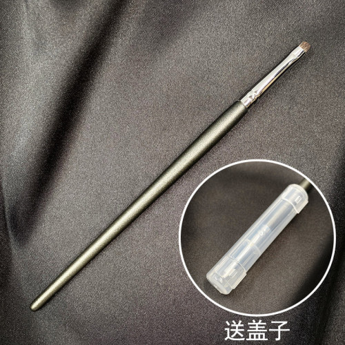 專業下至眼線刷動物毛內眼線刷臥蠶刷扁頭眼影筆刷化妝眼妝細節刷