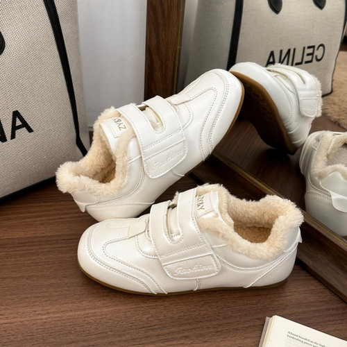 時尚百搭毛毛阿甘德訓鞋女2025新冬季保暖加絨加厚軟底不累腳棉鞋 時尚百搭毛毛阿甘德訓鞋女2025新冬季保暖加絨加厚軟底不累腳棉鞋