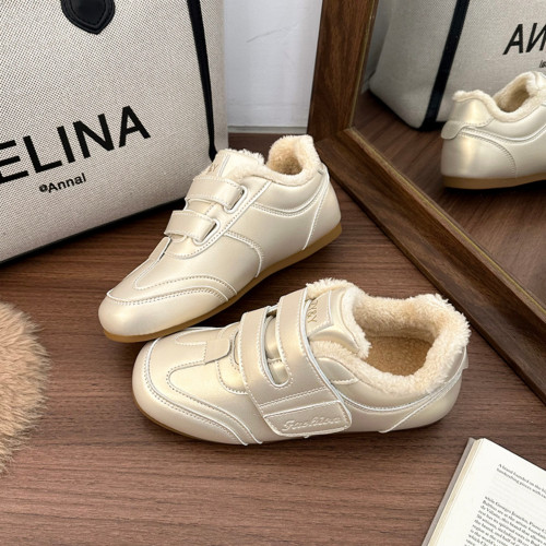 時尚百搭毛毛阿甘德訓鞋女2025新冬季保暖加絨加厚軟底不累腳棉鞋 時尚百搭毛毛阿甘德訓鞋女2025新冬季保暖加絨加厚軟底不累腳棉鞋