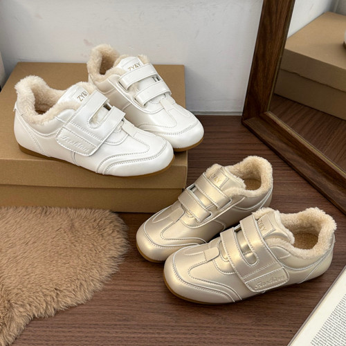 時尚百搭毛毛阿甘德訓鞋女2025新冬季保暖加絨加厚軟底不累腳棉鞋 時尚百搭毛毛阿甘德訓鞋女2025新冬季保暖加絨加厚軟底不累腳棉鞋