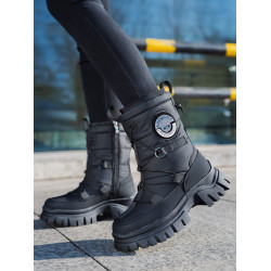 新款最冬天女雪地靴冬季東北加厚保暖棉靴防滑防水女款防寒女靴子