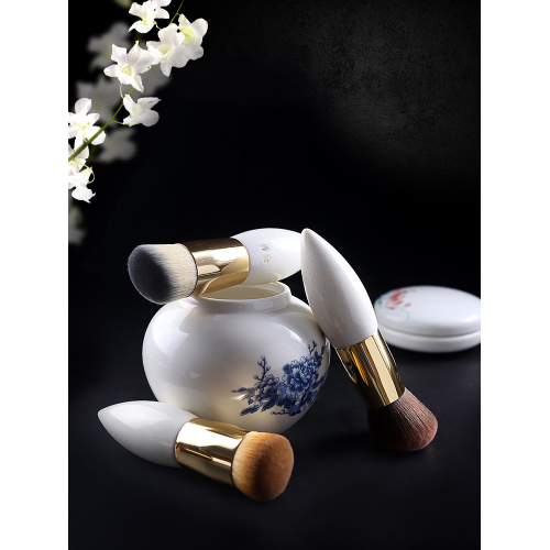 琴製化妝刷小胖刷系列粉底刷不吃粉輕薄服帖無刷痕圓頭面部遮瑕刷