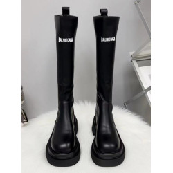 真皮長筒靴女2026秋冬新款高筒小個子厚底不過膝長靴瘦瘦騎士靴女