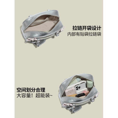 都淘原創日系蝴蝶結銀色痛包女生小食量娃包二次元吧唧學生小後後背包 都淘原創日系蝴蝶結銀色痛包女生小食量娃包二次元吧唧學生小後後背包