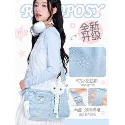 RosyPosy柔設抽繩痛包斜背大容量單肩包高顔值娃包設計感小衆