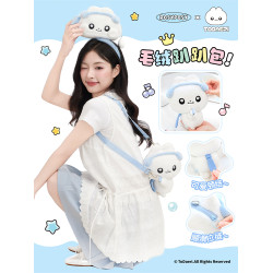 RosyPosy柔設&兔代理毛絨雙肩包趴趴包斜後後背包痛包筆袋卡套吧唧包