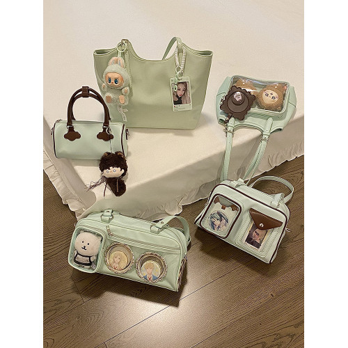 準備上岸的錢一波|二次元小食量10cm娃包卡套一體斜背痛包單肩包