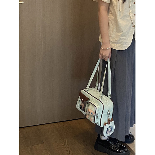 準備上岸的錢一波|二次元小食量10cm娃包卡套一體斜背痛包單肩包