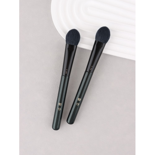 魅仔Y24小號桃心腮紅刷侷部定妝提亮高光刷舌形羊毛一支裝化妝刷 魅仔Y24小號桃心腮紅刷侷部定妝提亮高光刷舌形羊毛一支裝化妝刷