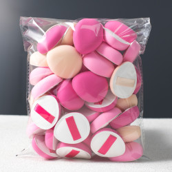 中號手指棉花糖水滴形超軟粉撲化妝海綿乾濕兩用氣墊餅粉底液美妝