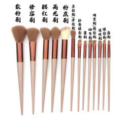 抖音同款推薦美妝少女心化妝套刷軟毛眼影刷散粉刷套裝初學者