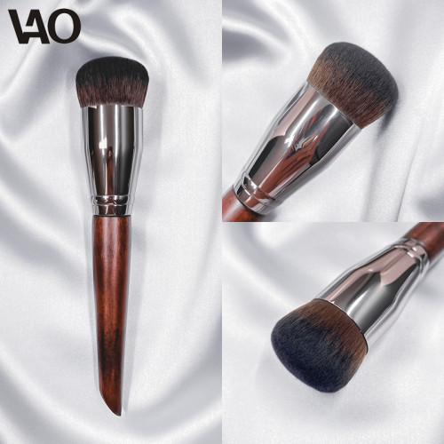 VAO無痕粉底刷不吃粉化妝師專用圓頭粉底液刷子上妝工具隔離刷