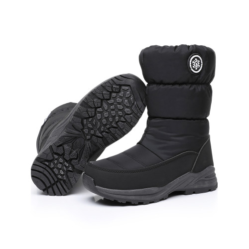 東北雪地靴哈爾濱旅遊高筒男女超輕保暖冬季加絨加厚戶外情侶棉靴