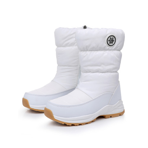 東北雪地靴哈爾濱旅遊高筒男女超輕保暖冬季加絨加厚戶外情侶棉靴