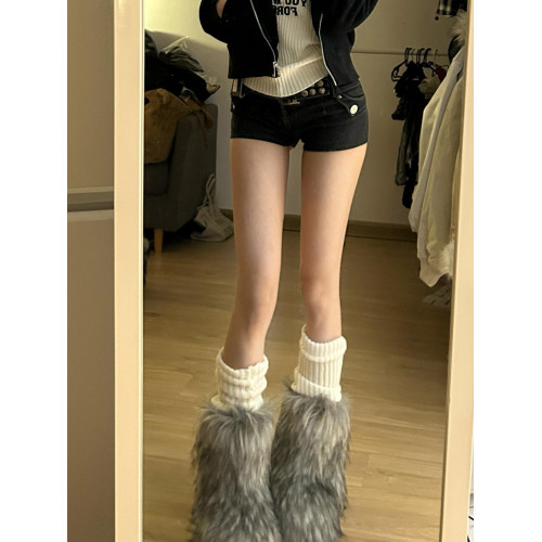 花小姐辣妹小衆毛毛靴子女雪地靴2025冬季新款加絨保暖雪地毛絨靴