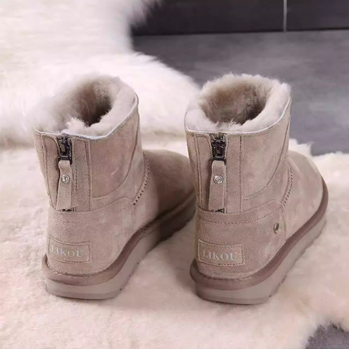 哈爾濱雪地靴女2025新款冬季皮毛一體棉靴加絨加厚保暖東北大棉鞋 哈爾濱雪地靴女2025新款冬季皮毛一體棉靴加絨加厚保暖東北大棉鞋