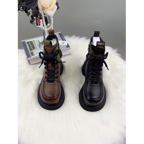 軟皮羊毛馬丁靴女2025冬季新款皮毛一體百搭雪地靴加絨加厚底棉鞋