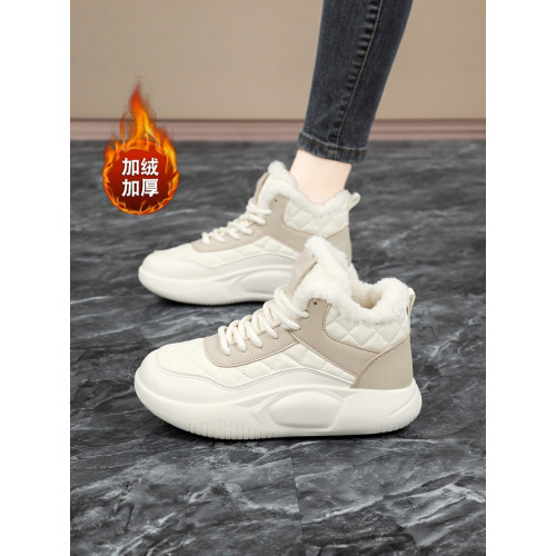 爆款棉鞋女冬季2026新款加厚底雪地靴大碼41一42孕婦加絨運動鞋女