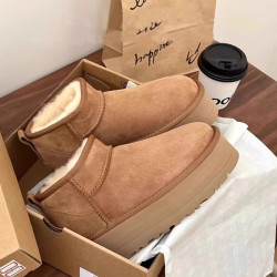 厚底百搭雪地靴女款2025冬季新款加絨加厚東北大棉鞋保暖抗寒短靴