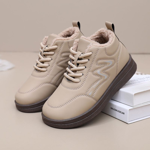 老北京布鞋女棉鞋冬季加絨保暖雪地靴女中老年媽媽鞋防滑厚底棉靴