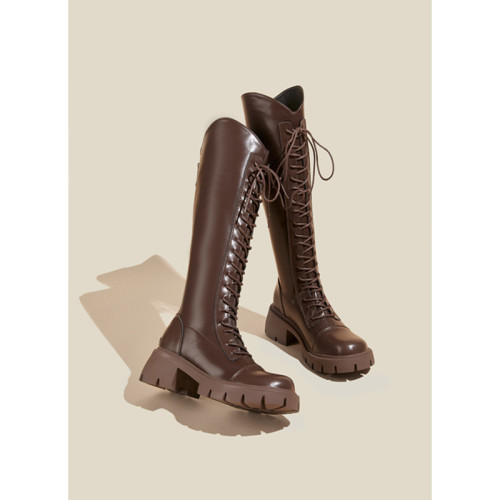 馬丁靴女長筒靴2026新款秋冬冬季加絨中筒高筒騎士靴子小個子長靴 馬丁靴女長筒靴2026新款秋冬冬季加絨中筒高筒騎士靴子小個子長靴