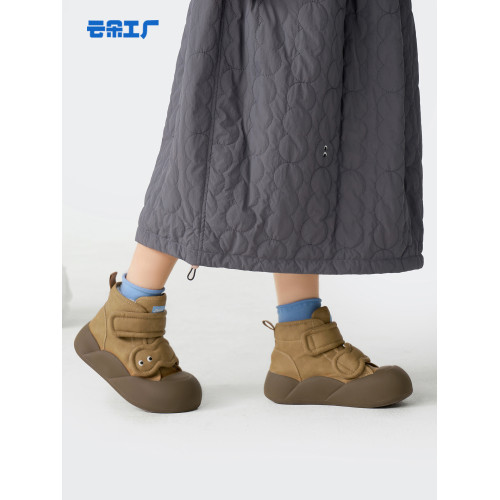 雲朵雲朵大頭雪地靴冬季加絨加厚棉鞋可愛魔術貼厚底休閒鞋女 雲朵雲朵大頭雪地靴冬季加絨加厚棉鞋可愛魔術貼厚底休閒鞋女