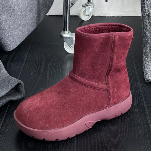 真皮復古厚底雪地靴女2025冬季新款百搭防滑加絨加厚保暖休閒棉靴