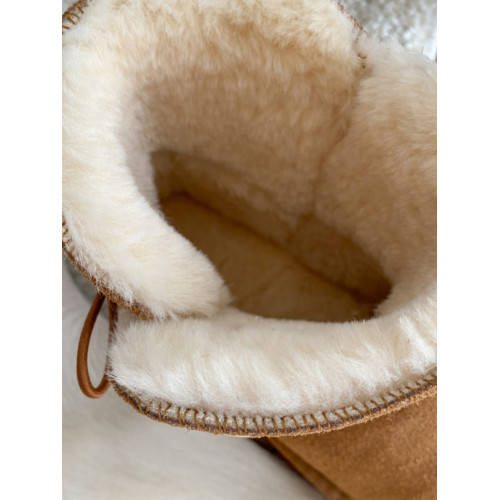 真牛皮雪地靴女2025冬季新款皮毛一體防滑雪地棉鞋短筒加絨加厚