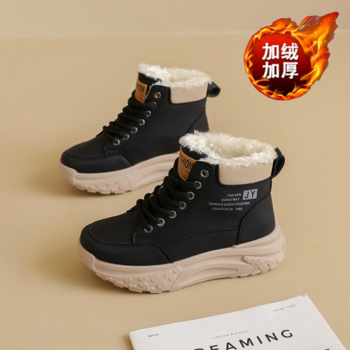 雪地靴女2026冬季新款皮毛一體保暖防寒運動鞋加絨加厚東北大棉鞋